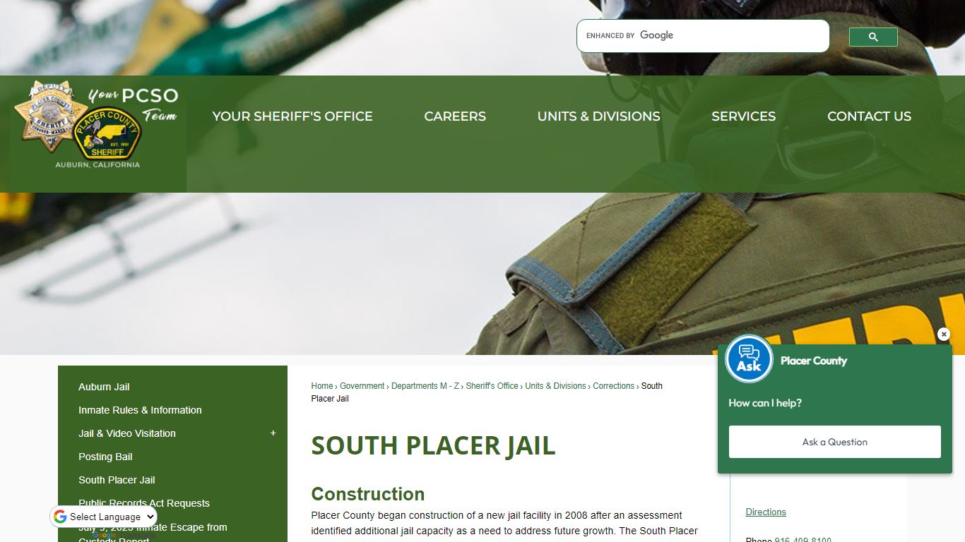 South Placer Jail | Placer County, CA